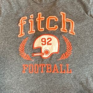 Abercrombie boys 7/8 football t shirt